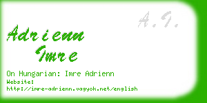 adrienn imre business card